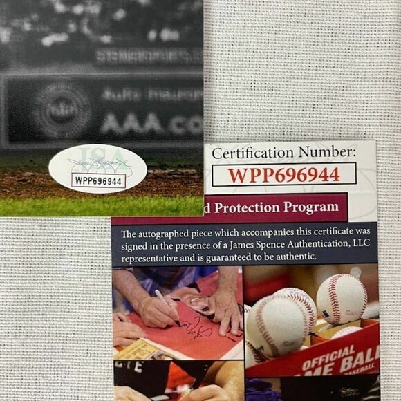 Matt Stairs signed autographed Philadelphia Phillies 8x10 photo JSA - Picture 3 of 3